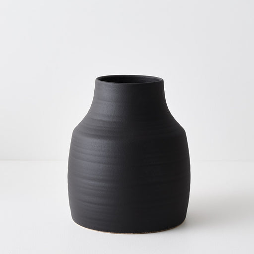 Malucca Pot Black 23cm x 20cm Pack of 2