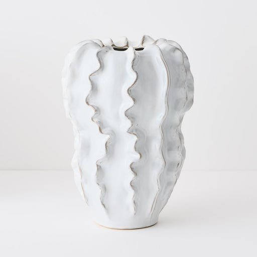 Zasha Vase Winter White 31cm x 21cm Pack of 2