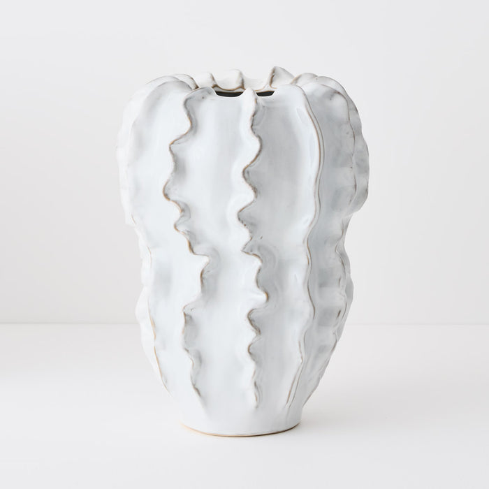 Zasha Vase Winter White 31cm x 21cm Pack of 2