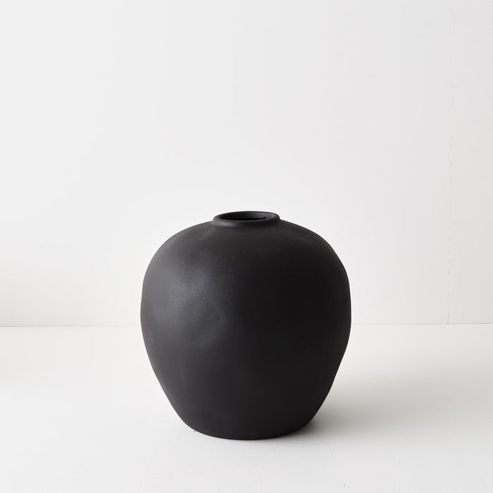 Alecta Pot Black 28cm Pack of 2