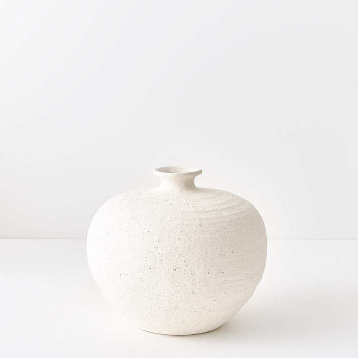 Vase Darcelo Ivory 24cm x 28cm Pack of 2