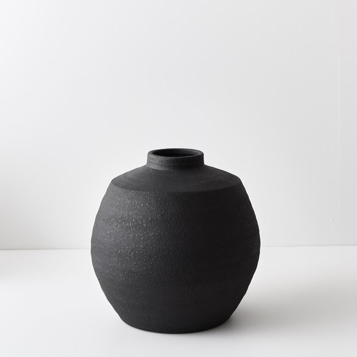 Pot Sola Black 30cm x 30cm Pack of 2