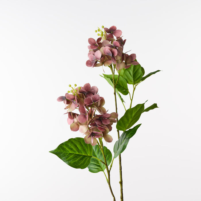 Hydrangea Spray Eggplant 74cm Pack of 12