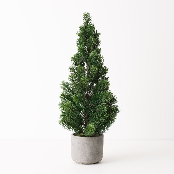 Tree Virginia Fir in pot Green 60cm Pack of 4