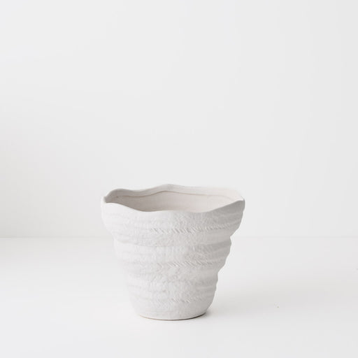 Ulrika Pot White 16cm x 20cm Pack of 2
