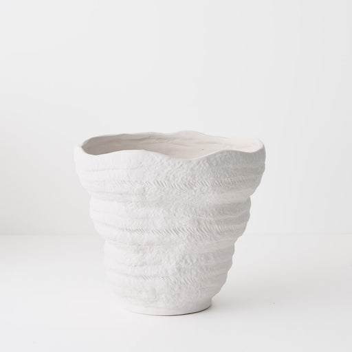Ulrika Pot White 28cm x 27cm x 24cm
