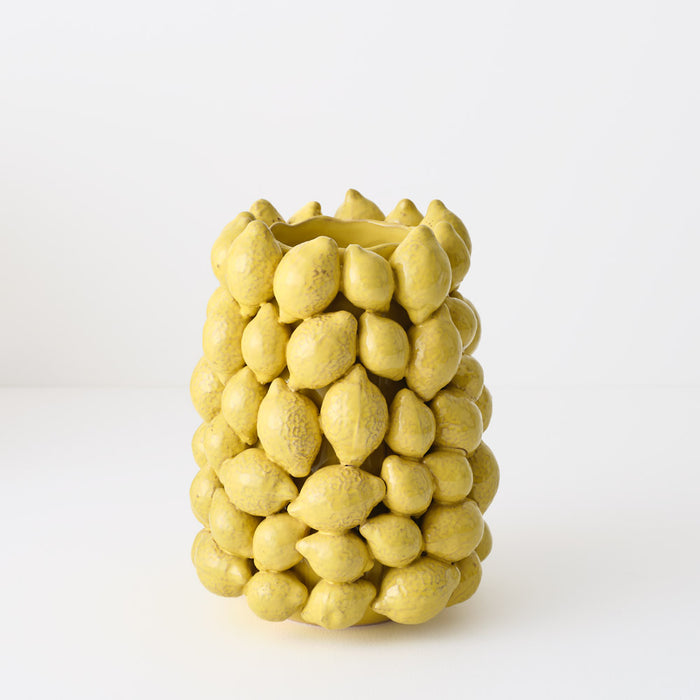 Citrico Vase Yellow 26cm x 20cm