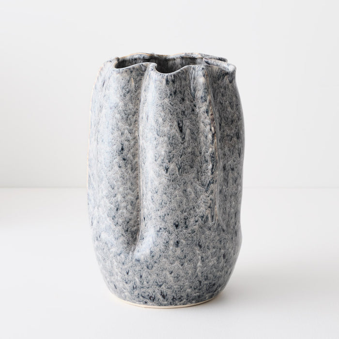 Vase Olbia Grey Wash 28cm x 18cm Pack of 2