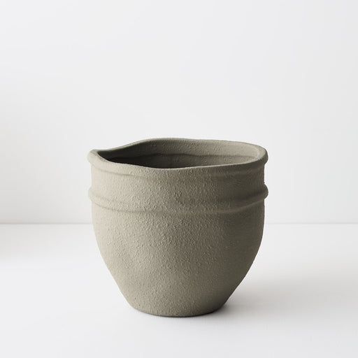 Pot Centola Olive 21cm x 25cm Pack of 2