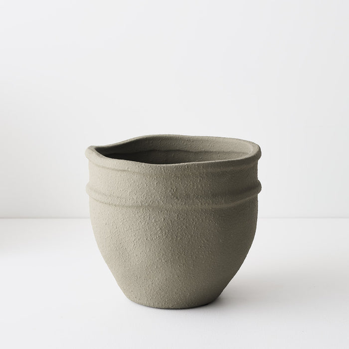 Pot Centola Olive 21cm x 25cm Pack of 2