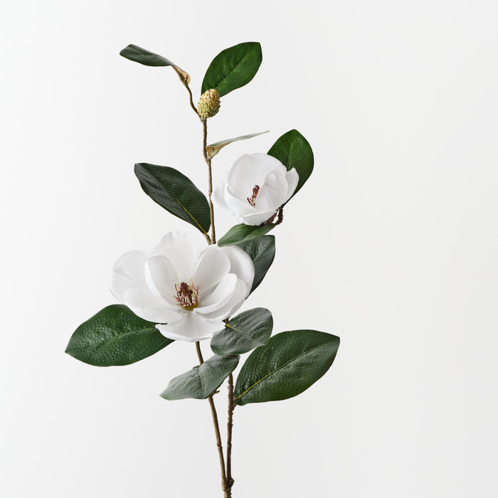 Magnolia Spray White 82cm Pack of 12