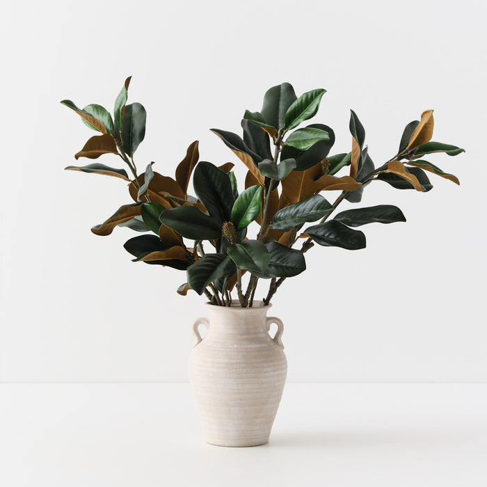 Magnolia Leaf Mix in Pot Green 79cm