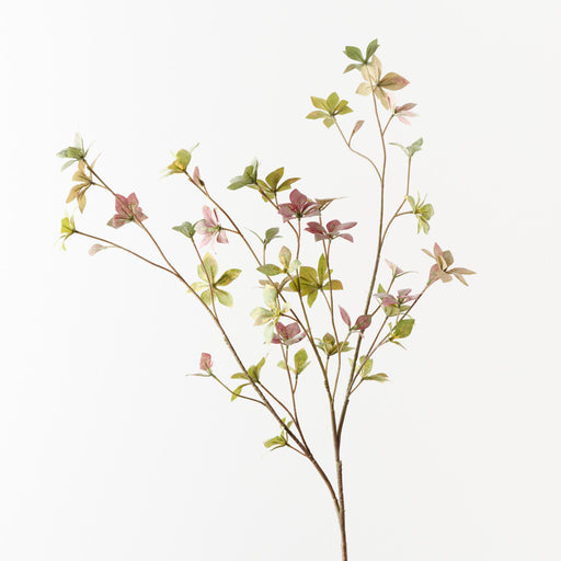 Enkianthus Leaf Spray Green Pink 115cm Pack of 12