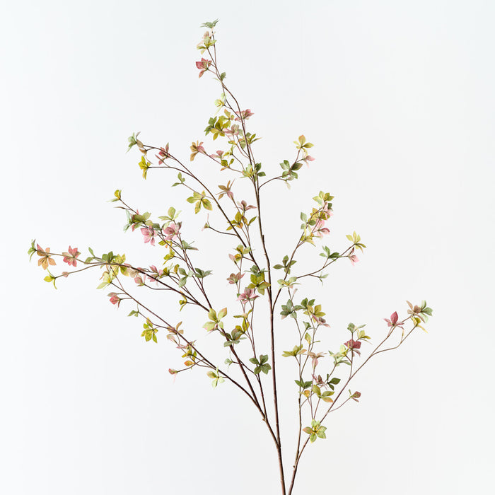 Enkianthus Leaf Spray Green Pink 178cm Pack of 2