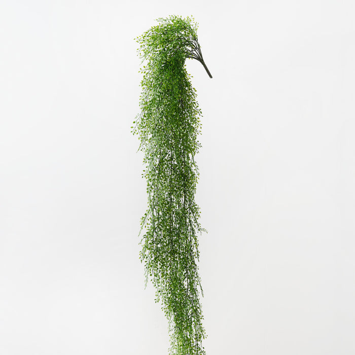Fern Button Hanging Bush Green 193cm Set of 6