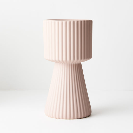 Vase Degana Light Pink 29cm x 15cm Pack of 2