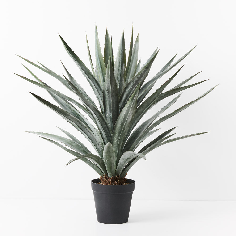 Artificial Yucca Plant Grey Green 122cm — Flora Designs Australia