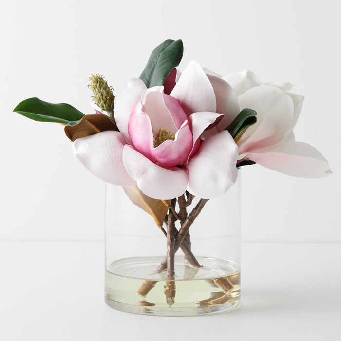 Magnolia Mix in Vase Fuschia 27cm