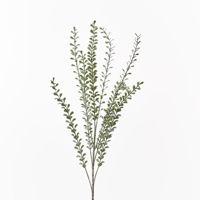 Fern Glitter Spray Green Silver 81cm Pack of 12