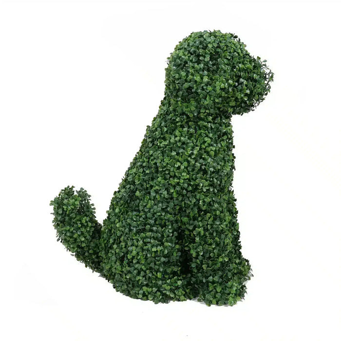 Artificial Boxwood Topiary Dog 60cm - FLORA DESIGNS