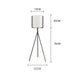 90cm Tripod Flower Pot Plant Stand with White Flowerpot Holder Rack Indoor Display