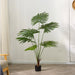 120cm Artificial Natural Green Fan Palm Tree Fake Tropical Indoor Plant Home Office Decor