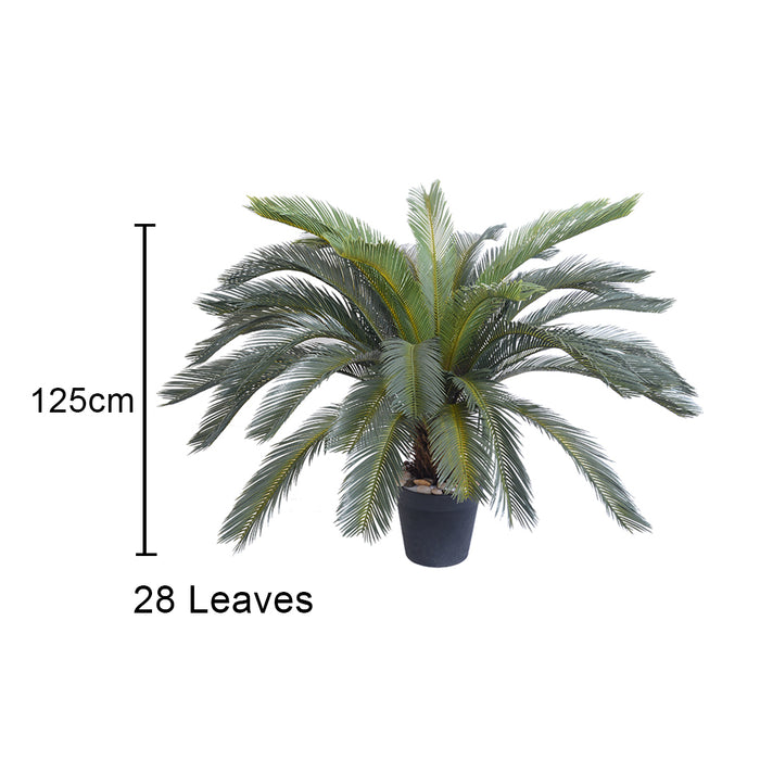 Cycas Revoluta Cycad Sago Palm Artificial Plant 125cm