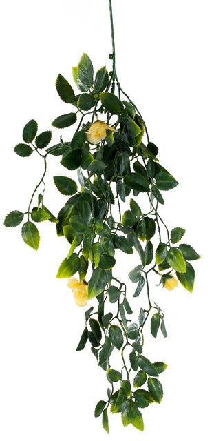 Yellow Mixed Hanging Foliage UV Resistant 60cm Set of 4