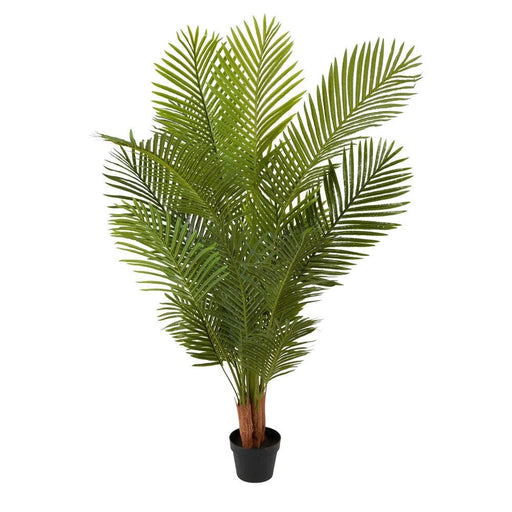Areca Palm Tree Real Touch 3 Branches 23 Leaves in Pot 150cm