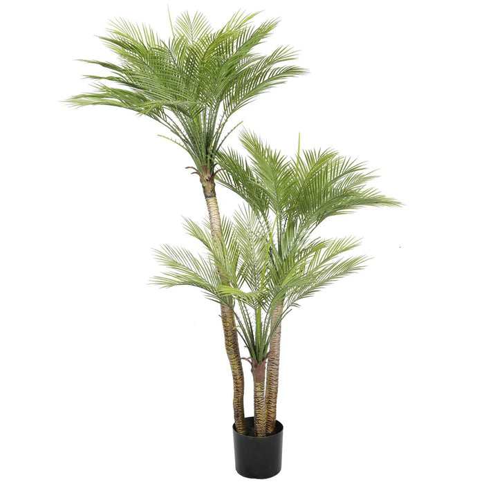 Artificial Parlour Palm Tree Multi Trunk UV Resistant 180cm