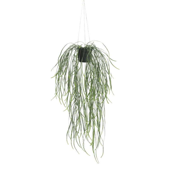 Artificial Hanging Willow Leaf Potted Plant UV Resistant 66cm