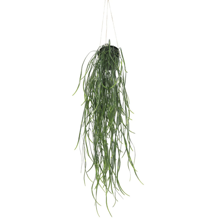 Artificial Hanging Willow Leaf Potted Plant UV Resistant 66cm