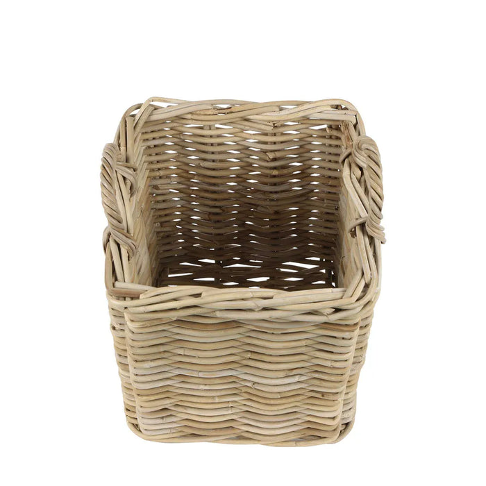 Biskal Basket Set of 2 Natural Brown