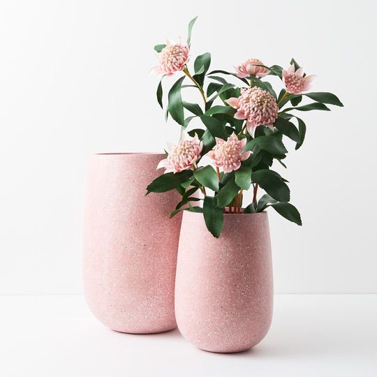 Cenzo Sol Pink Pot Pack of Two 50cm