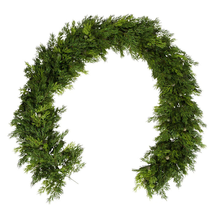 Cove Cypress Garland 188cm Green Pack of 2