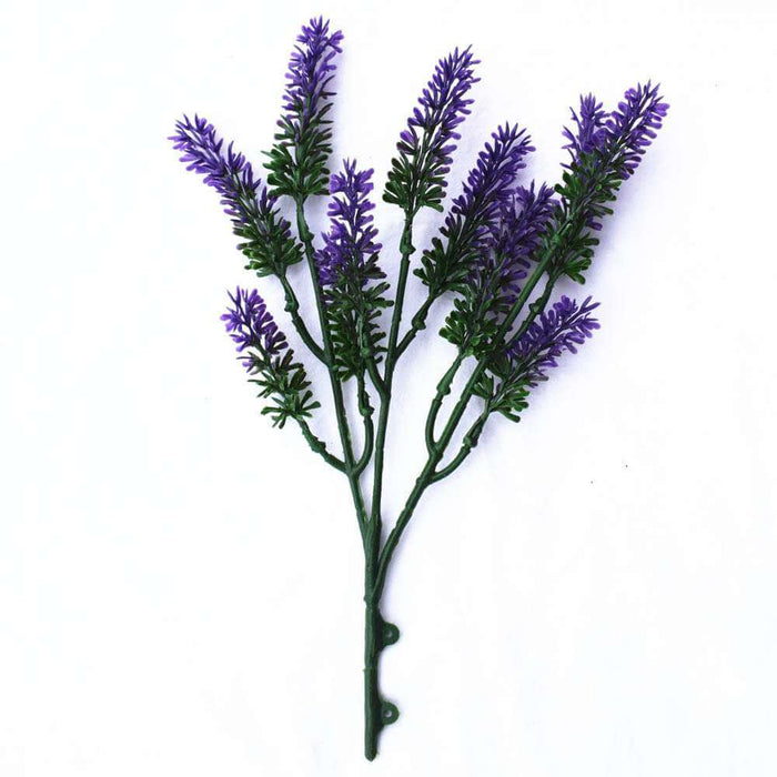 Small Artificial Lavender Stem / Wall Plant UV Resistant 26cm