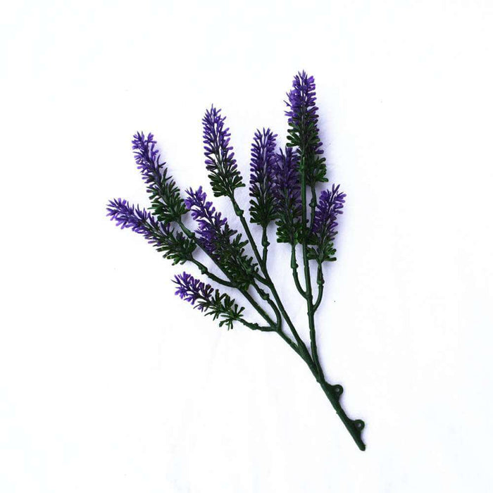 Small Artificial Lavender Stem / Wall Plant UV Resistant 26cm