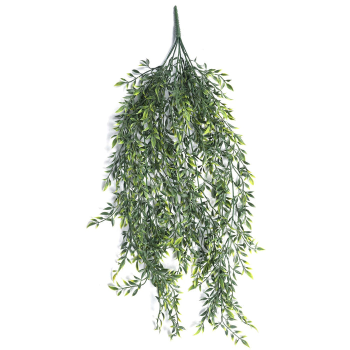 Artificial Hanging Ruscus Leaf Plant UV Resistant 90cm