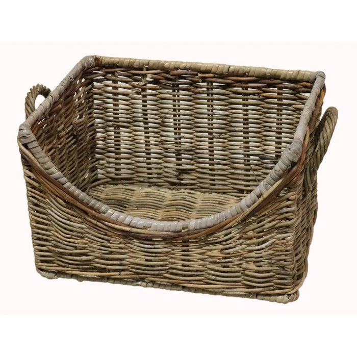 Darma Rattan Basket Set of 2 Small Natural