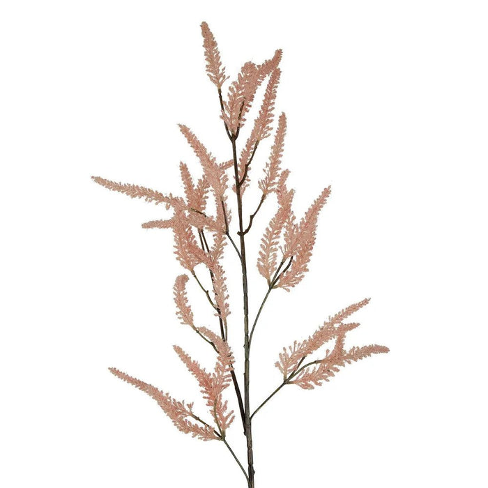 Dried Grass Frond 100cm Pink Pack of 12
