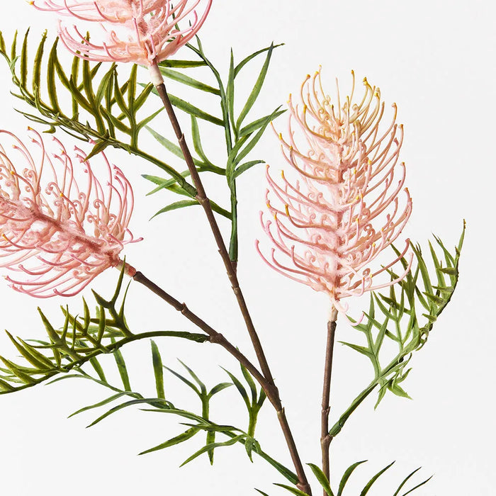 Grevillea Spray 84cm Light Pink Pack of 12