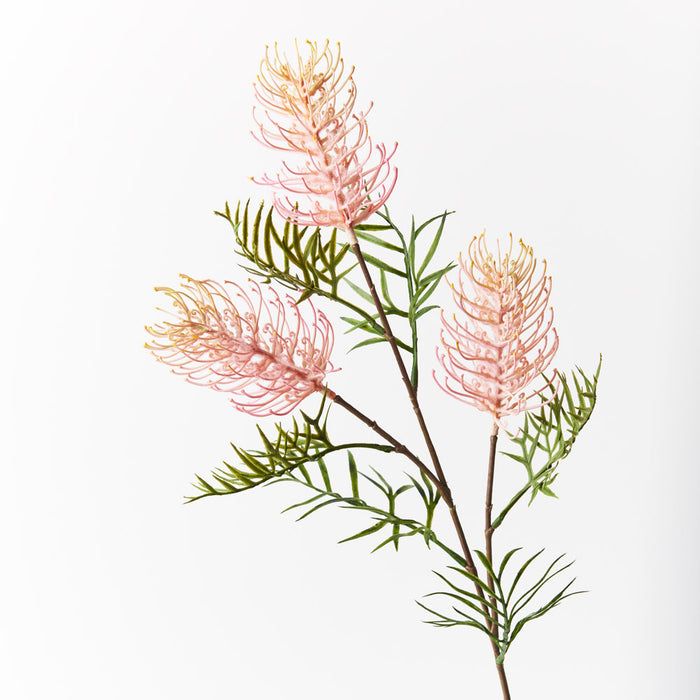 Grevillea Spray 84cm Light Pink Pack of 12