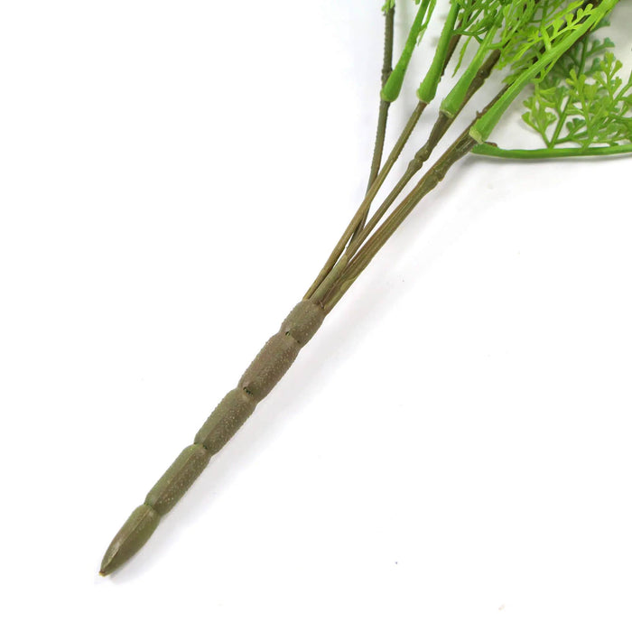 Artificial Hanging Fresh Green Maiden Hair Fern Bush UV Resistant 80cm Set of 2