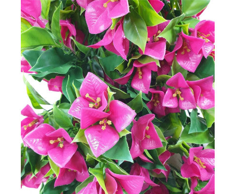 Hanging Artificial Bougainvillea Plant (Pink / Lilac) UV Resistant 90cm Set of 2