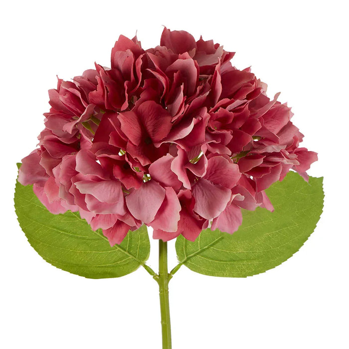 Hydrangea Stem Soft Touch 50cm Dark Pink Pack of 12