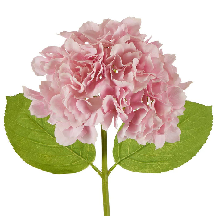 Hydrangea Stem Soft Touch 50cm Mid Pink Pack of 12