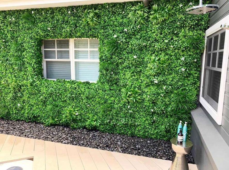 White Oasis Vertical Garden Green Wall UV Resistant 1m x 1m