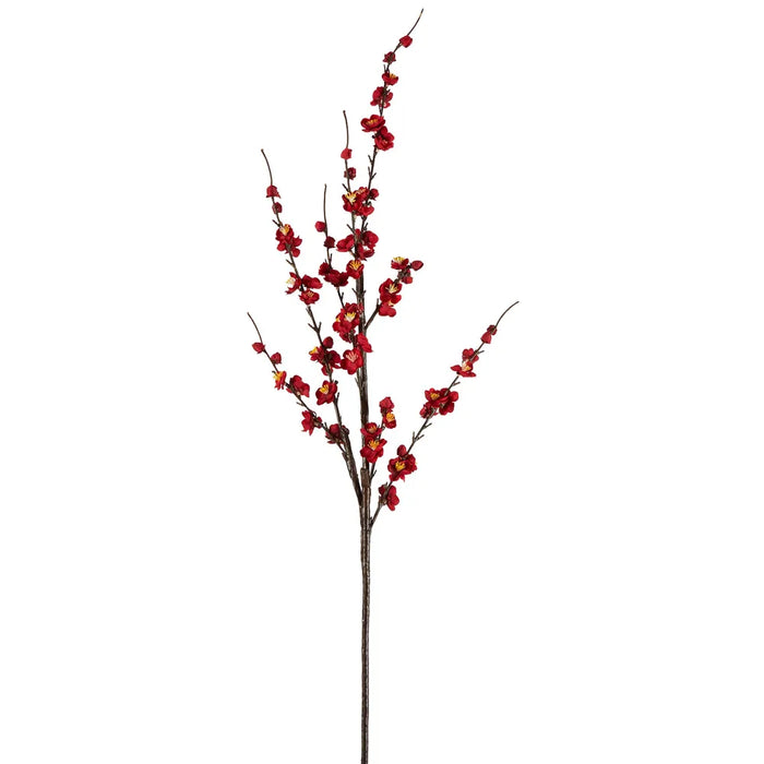 Japonica Blossom Stem Red 120cm Pack of 12