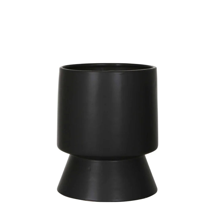 Luca Pot Large black 24cm Set of 2