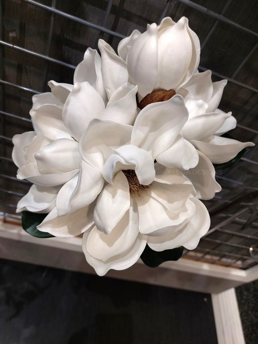 Magnolia Japanese Bouquet 35cm White Pack of 6